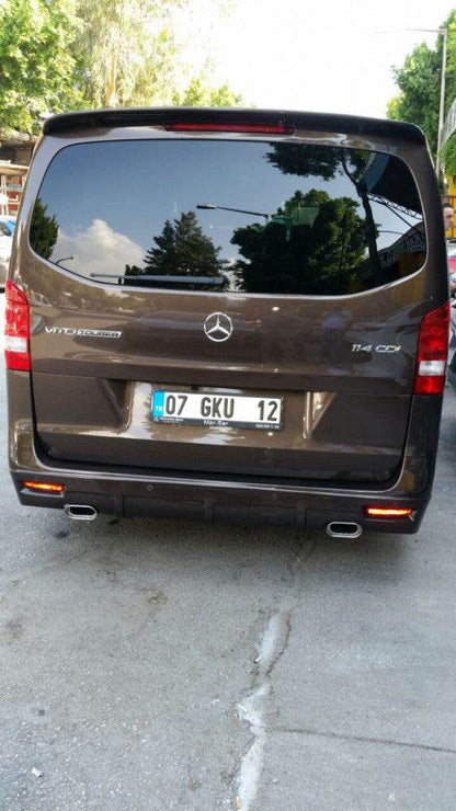 Rear bumper V1 (for painting) for Mercedes Vito / V-class W447 2014↗ year - Reelken Auto