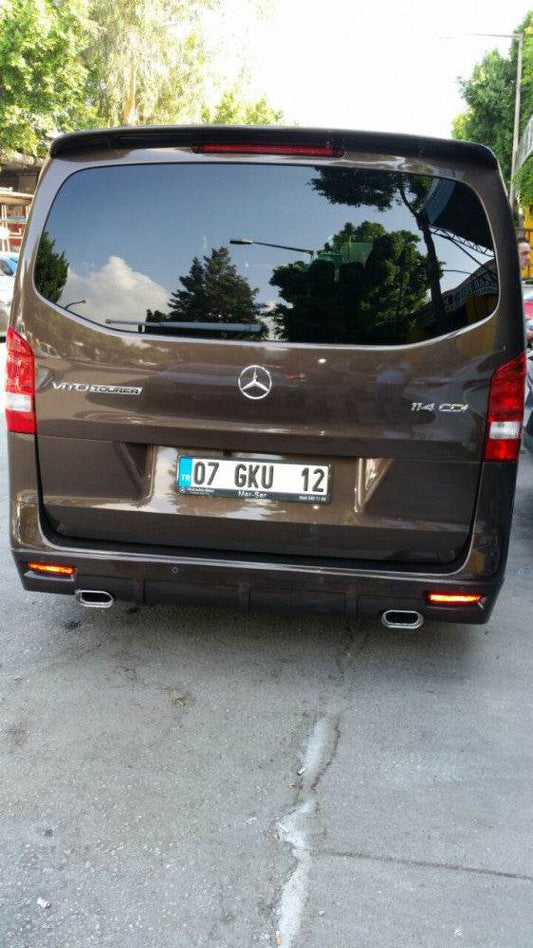 Rear bumper V1 (for painting) for Mercedes Vito / V-class W447 2014↗ year - Reelken Auto