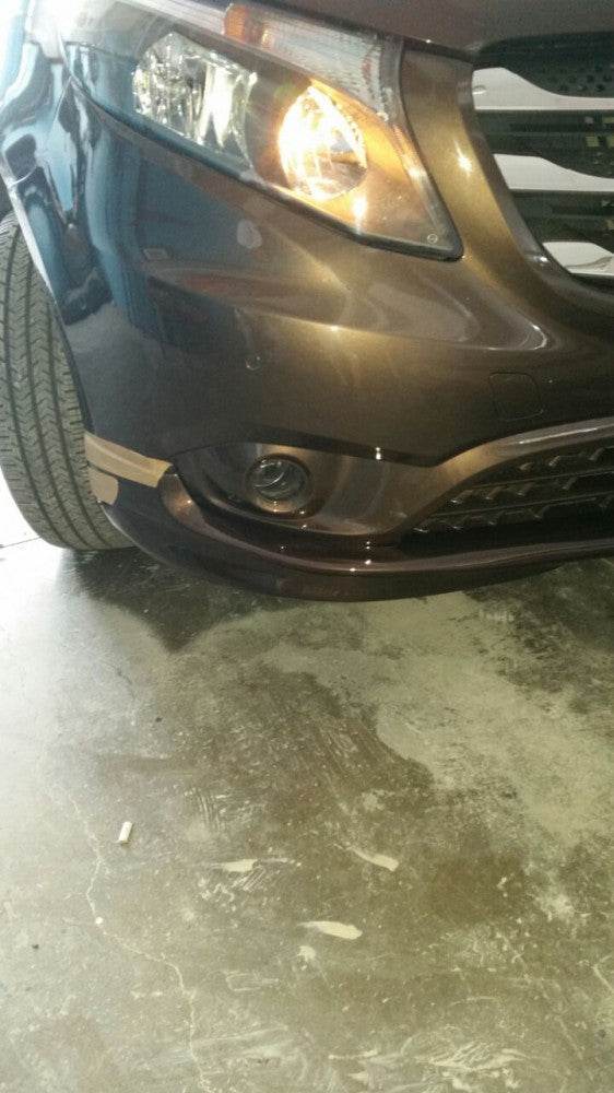 Tuning kit on the front bumper (for painting) for Mercedes Vito / V-class W447 2014↗ year - Reelken Auto
