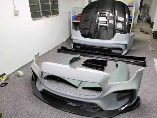 Body kit with carbon hood for Maserati Quattroporte 2013-2023 - image 2