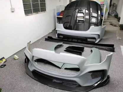 Body kit with carbon hood for Maserati Quattroporte 2013-2023 - image 2