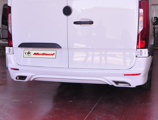 Rear bumper cover (primed for painting) for Mercedes Sprinter W907/W910 2018- - image 2