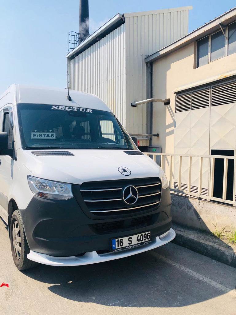 Lower cover on the front bumper (for painting) for Mercedes Sprinter W907/W910 2018↗ - Reelken Auto