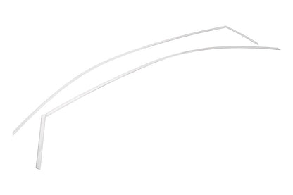 Upper window trim stainless steel (6 pcs) for Hyundai Bayon 2021- - image 2
