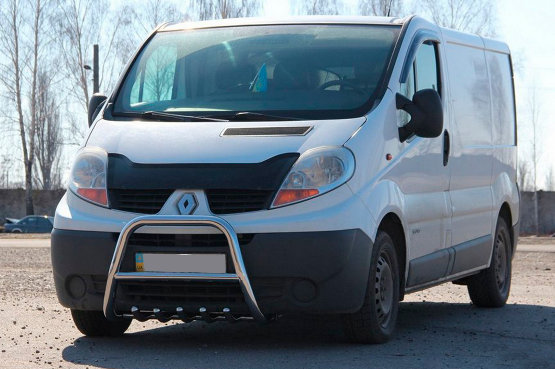 Bull Bar QT-Spec (Stainless Steel) for Opel Vivaro 2001-2015 - image 3