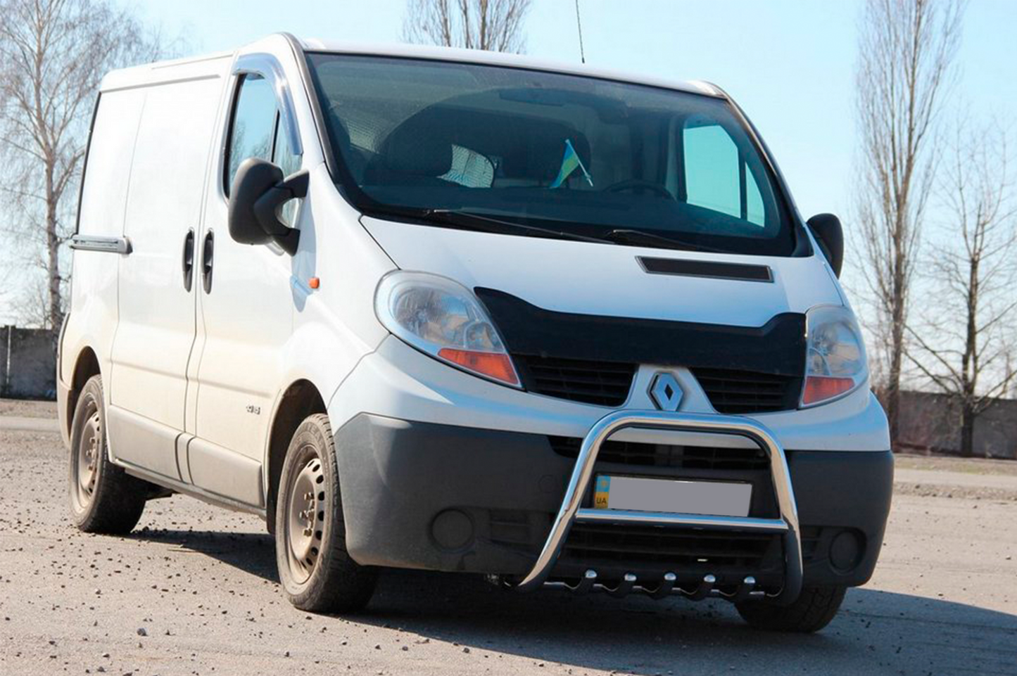 Bull Bar QT-Spec (Stainless Steel) for Opel Vivaro 2001-2015 - image 2
