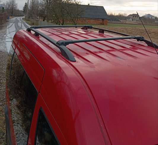 Black Roof Rails for Ford Connect 2002-2006 - image 1