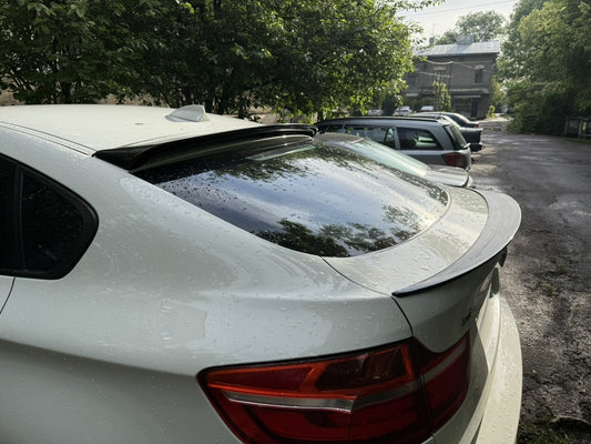 DPT Spoiler (Gloss Black) for BMW X6 E-71 2008-2014 - image 1