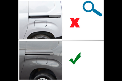 Stainless Steel Sliding Door Mouldings (2 pcs) for Opel Combo 2019- - image 7