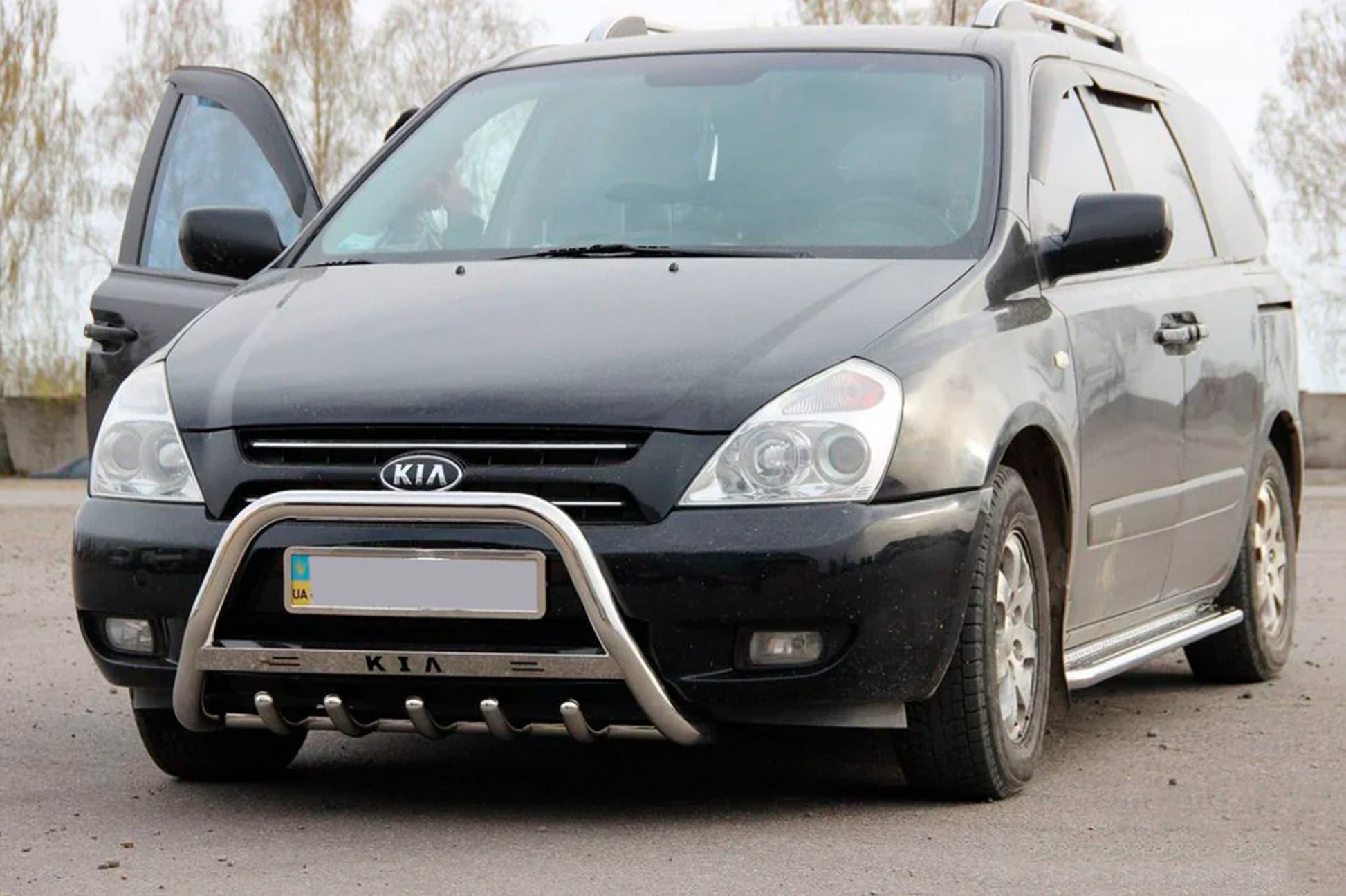 Bull Bar WT004 Stainless Steel for Kia Carnival 2002-2013 - image 2