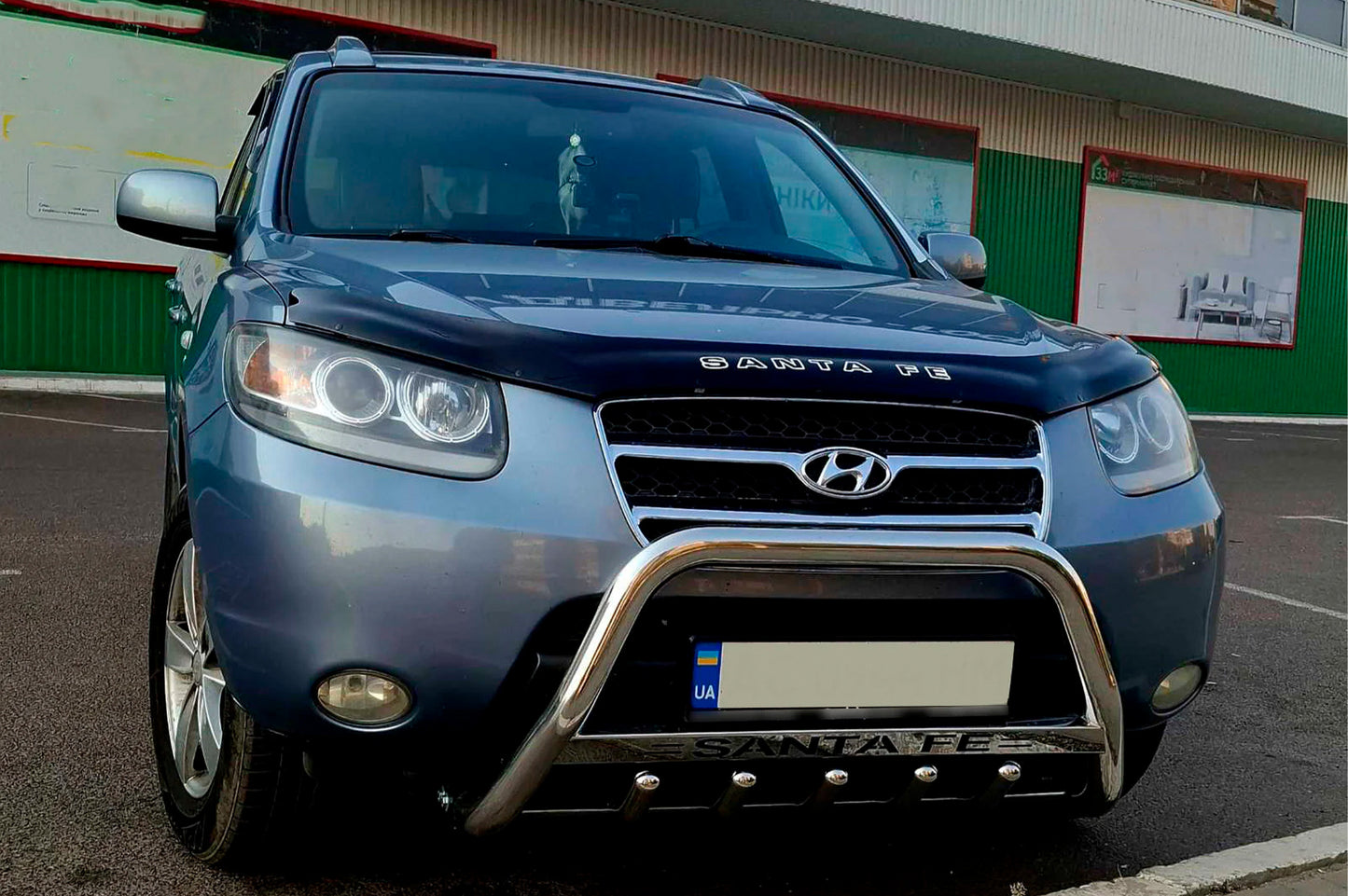 Bull Bar WT004 (Stainless Steel) for Hyundai Santa Fe 2 2006-2012 - image 1