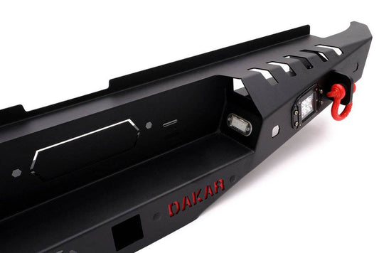 Reinforced rear bumper Dakar V1 for Toyota Hilux 2006-2015 - Reelken Auto