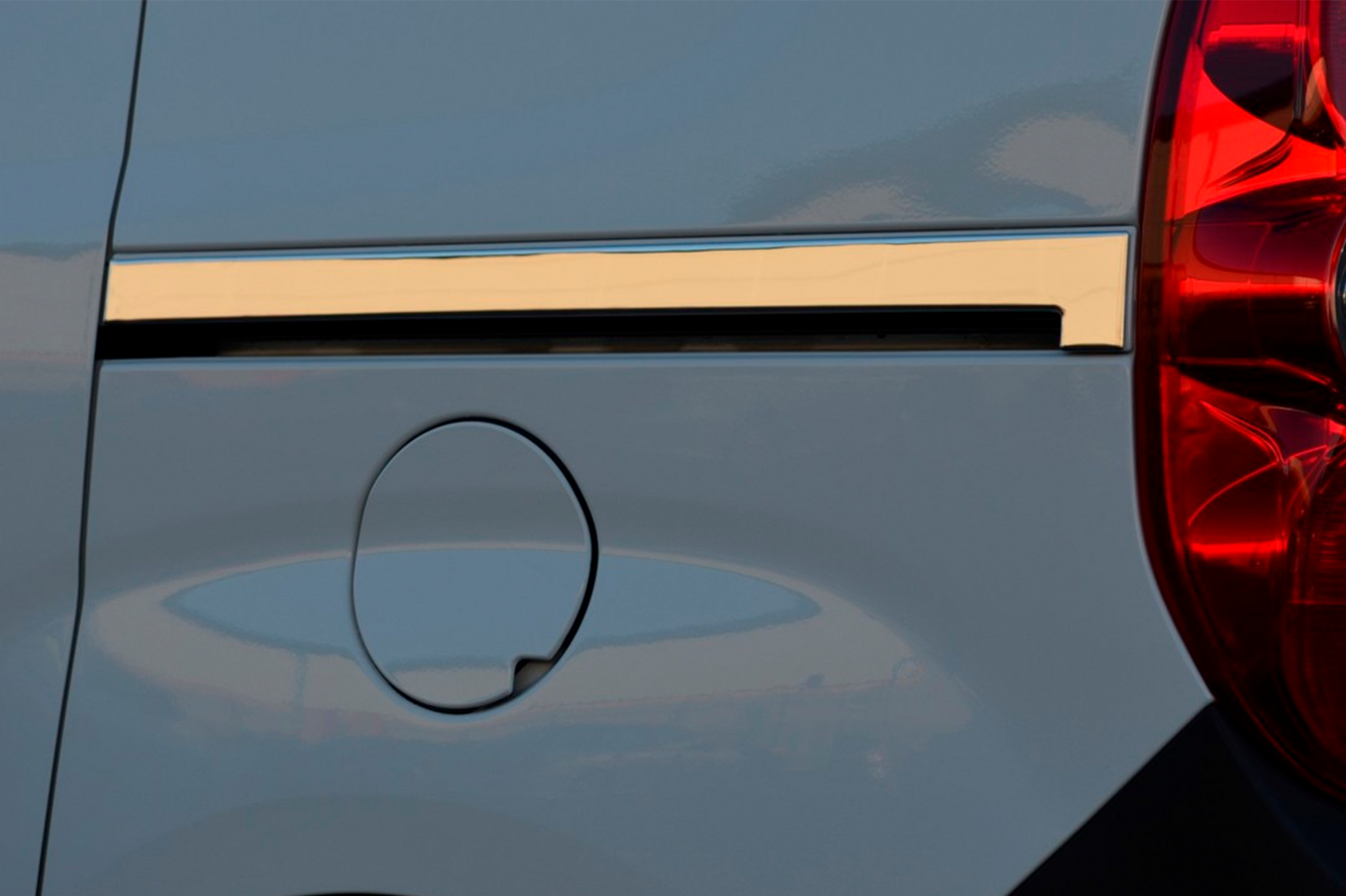 Wide stainless steel molding for sliding door (2 pcs) for Fiat Doblo II 2010-2022 - image 6