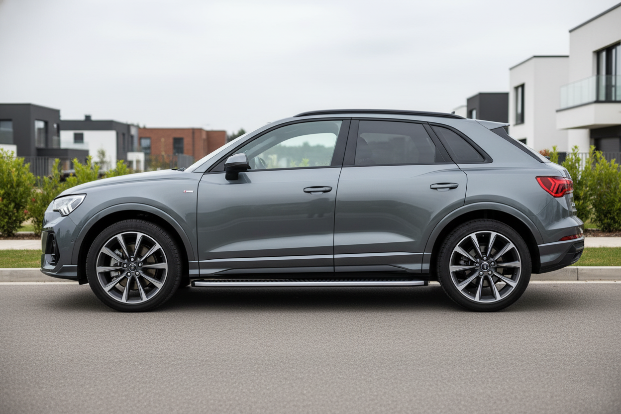 Side Steps Tayga Grey (2 pcs, Aluminum) for Audi Q3 2019- - image 1