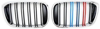 Kidney Grilles M-Look (2018-2021, M-Color with Chrome Trim) for BMW X4 G02 2018- - image 2