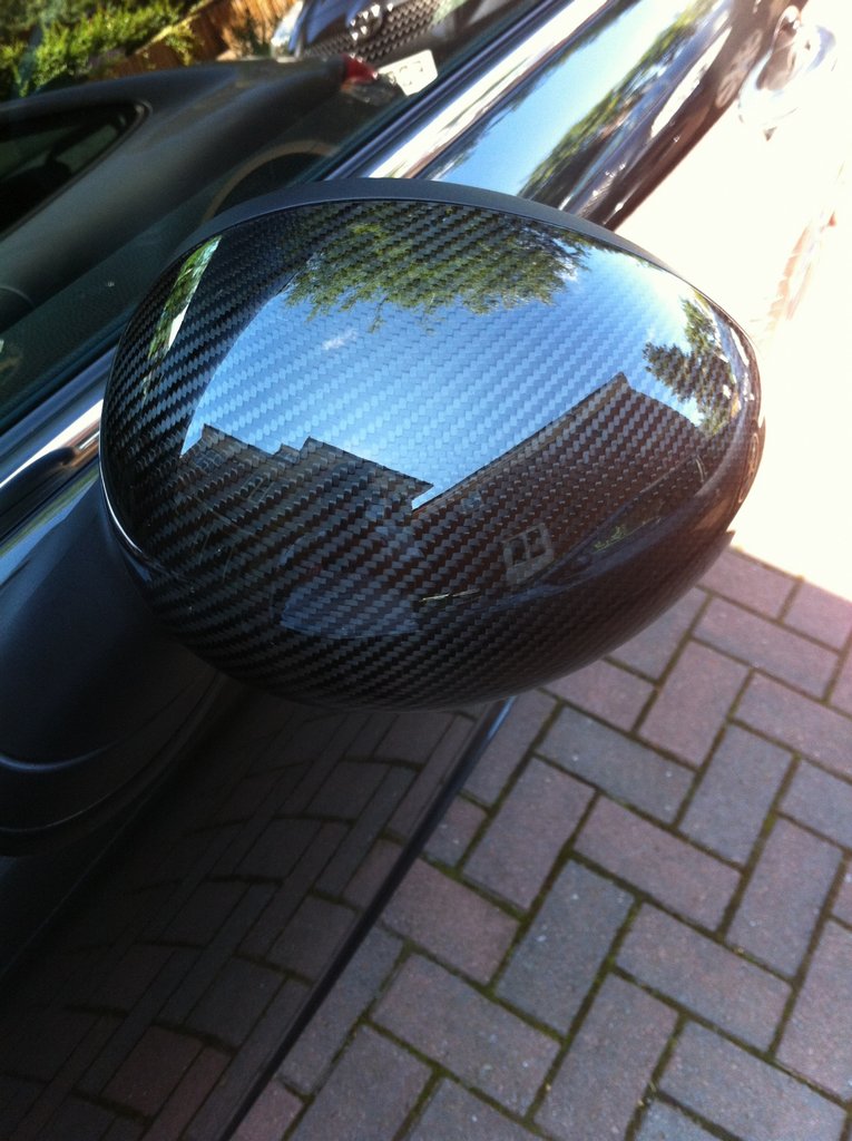 Mirror Covers (2 pcs, Carbon) for Mini Countryman F60 2017-2023 - image 1