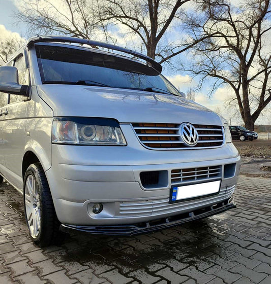 Front lip spoiler (ABS) for Volkswagen T5 Caravelle 2004-2010 - image 2