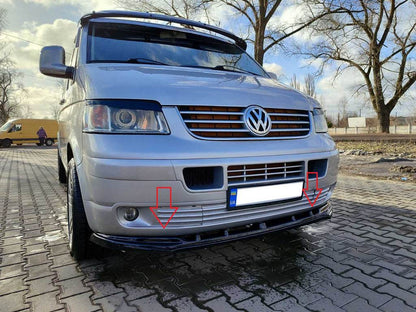 Front lip skirt (ABS) for Volkswagen T5 Multivan 2003-2010 - Reelken Auto