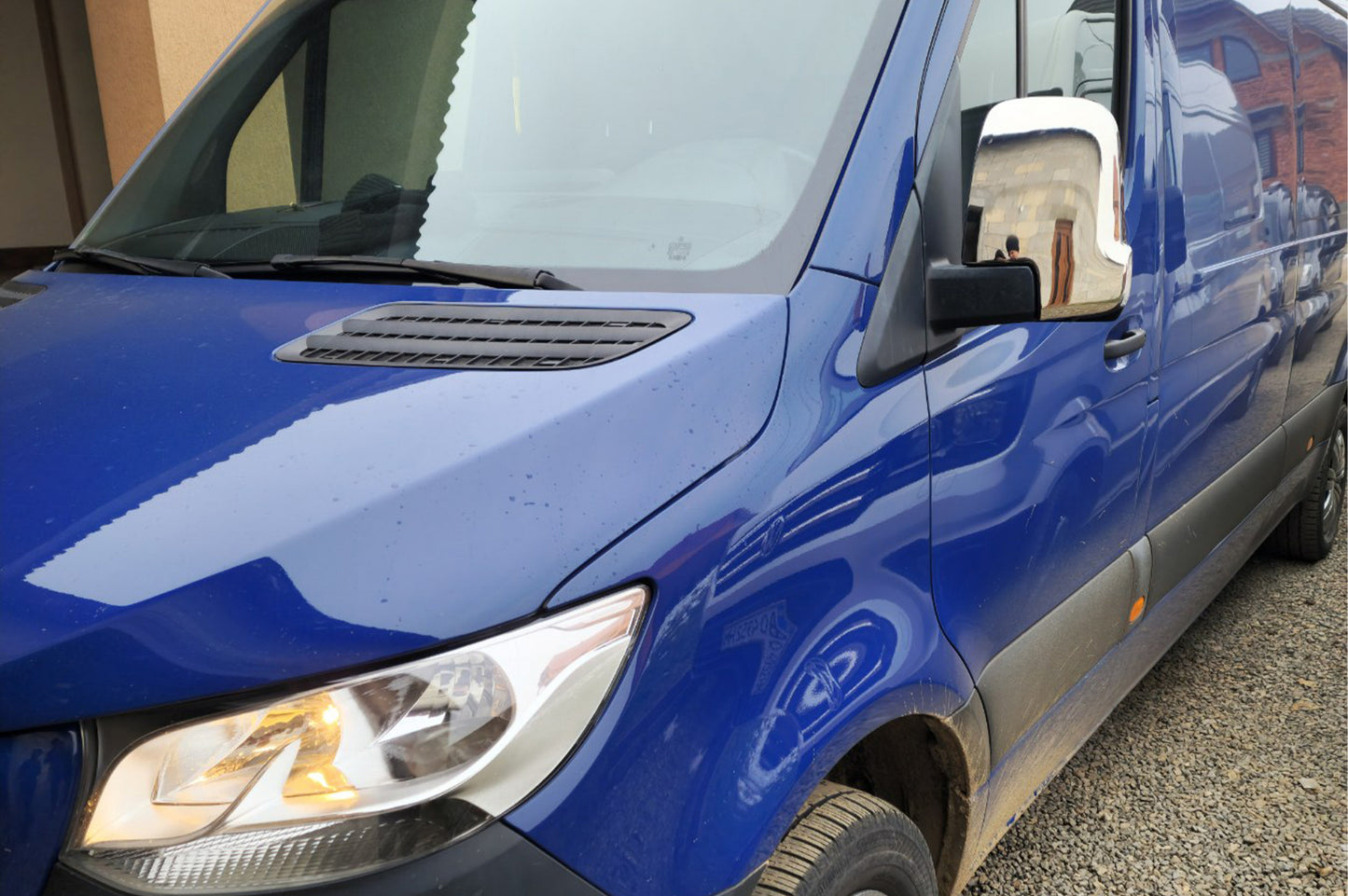 Mirror Covers (2 pcs, Stainless Steel) for Mercedes Sprinter W907/W910 2018- - image 3
