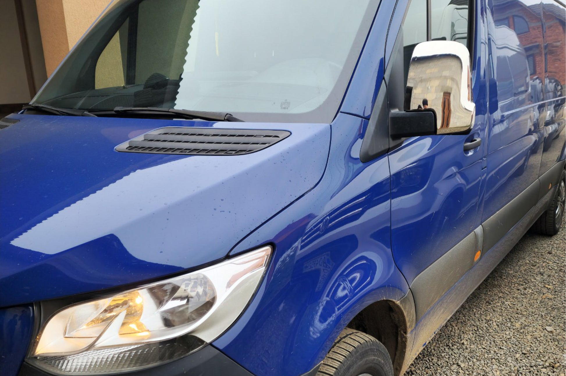 Mirror Covers (2 pcs, Stainless Steel) for Mercedes Sprinter W907/W910 2018- - image 3