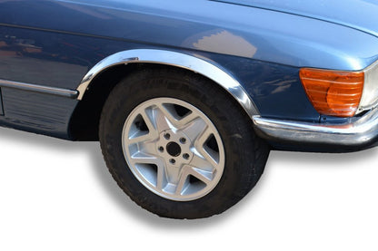 Stainless Steel Fender Trim (4 pcs) for Mercedes W107 1971-1989 - image 1