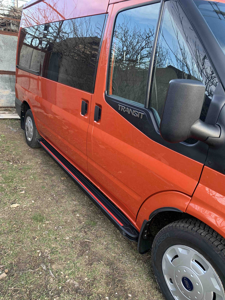 Lateral platforms Maya Red (2 pieces, aluminum) for Ford Transit 2000-2014 - image 1