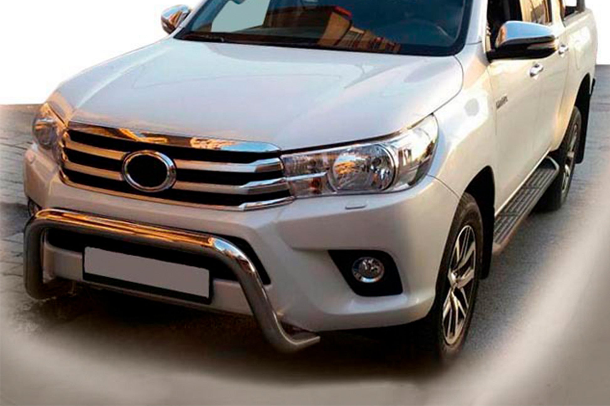 Front Bar WT009 (Stainless Steel) for Toyota Hilux 2015- - image 1