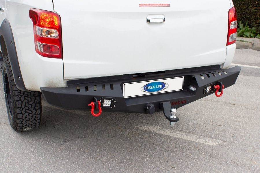 Rear bumper Dakar V1 (2015-2019) for Mitsubishi L200 2015-2024 - Reelken Auto
