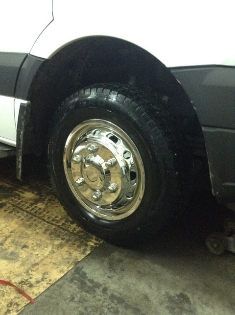 Stainless Steel Wheel Covers Exclusive V1 (2-piece, 4 pcs) for Volkswagen Crafter 2006-2016 - image 2