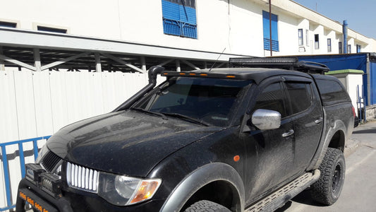 Windshield Sun Visor (Meliset LED) for Mitsubishi L200 2015-2024 - image 1