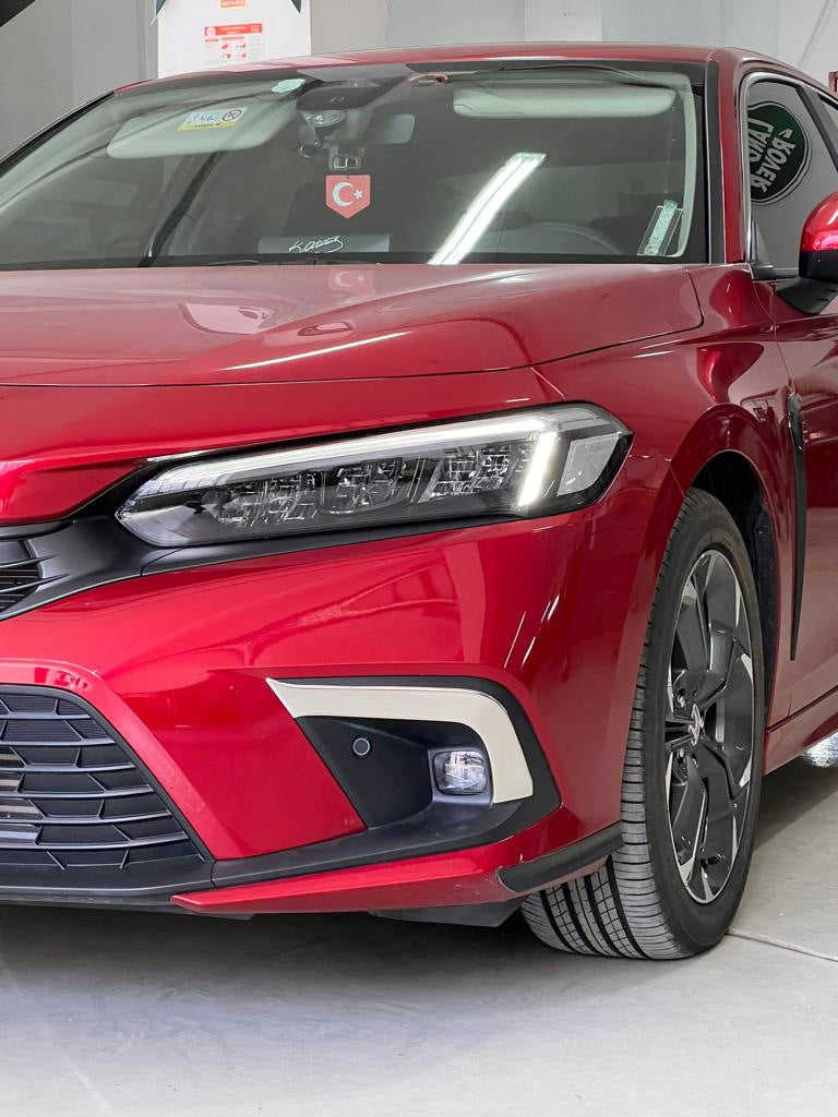 Fog light covers (2 pcs, stainless steel) for Honda Civic Sedan 2021- - image 3