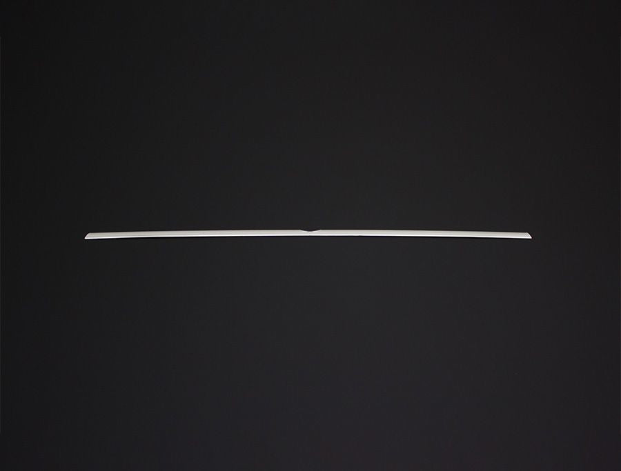 Chrome trim above license plate OmsaLine (stainless steel) for Nissan Micra K14 2016- - image 2