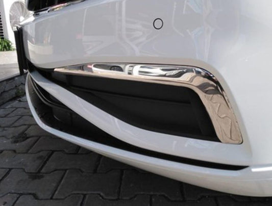 Covers for fog lights 2019+ (2 pcs, stainless steel) for Volkswagen Passat B8 2015-2023 - image 1