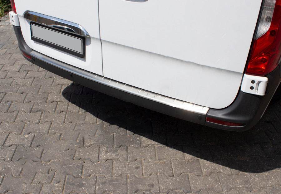 The trim on the rear bumper OmsaLine (stainless) for Mercedes Sprinter W907/W910 2018↗ - Reelken Auto