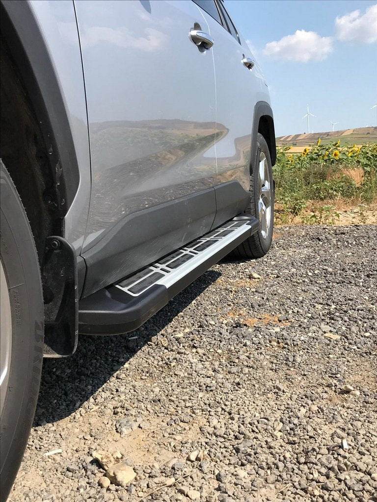 Sunrise side pad (2 pieces, aluminum) for Toyota Rav 4 2019- - Reelken Auto