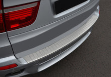Rear Bumper Protector OmsaLine (Stainless Steel) for BMW X5 E-70 2007-2013 - image 1