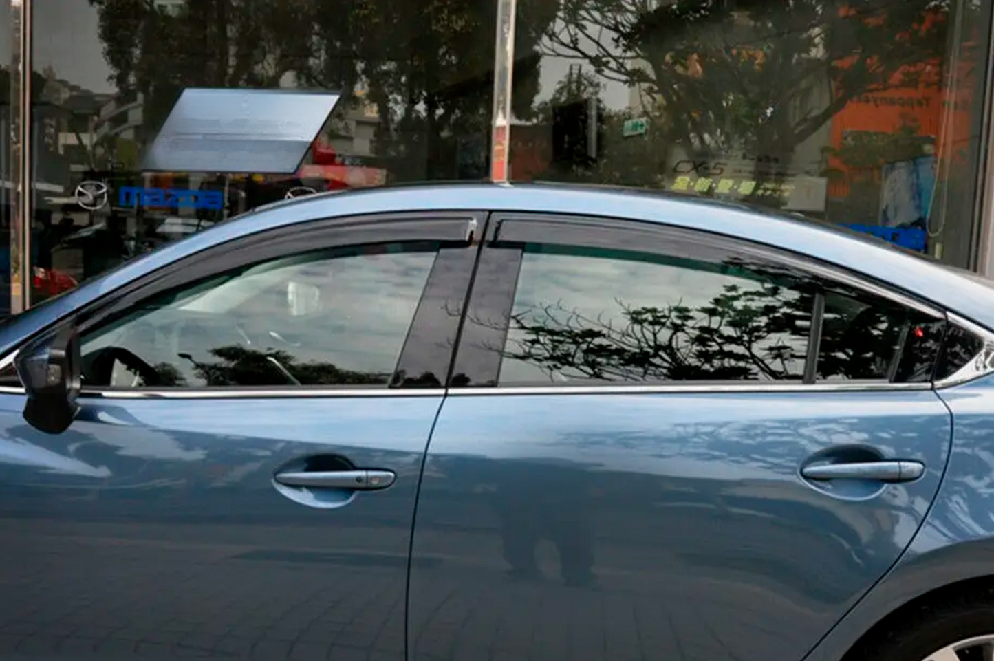 Window Deflectors (4 pcs, HIC) for Mazda 6 2008-2012 - image 2