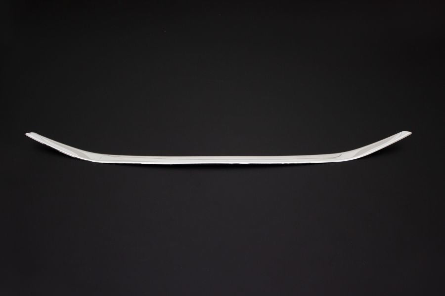 Front bumper protector trim (1 pc, stainless steel) for Peugeot 2008 2019- - image 2