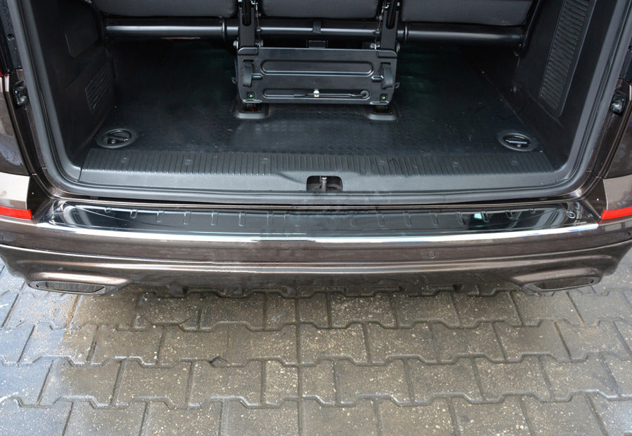 Rear Bumper Protector Omsa Gloss (1 Door, Stainless Steel) for Volkswagen T6 2015-2024 - image 3