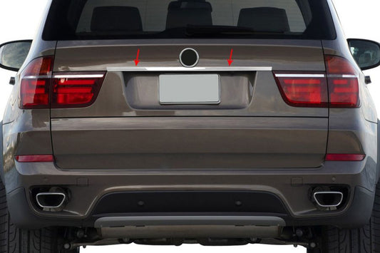 Stainless steel trim above license plate for BMW X5 E70 2007-2013 - image 1