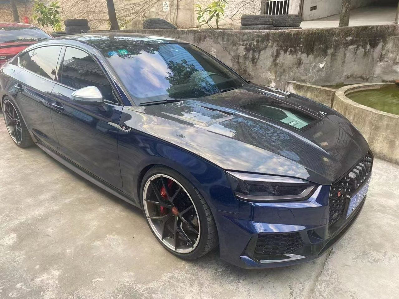 Carbon Hood V1 (2020-2024) for Audi A5 2016-2025 - image 4