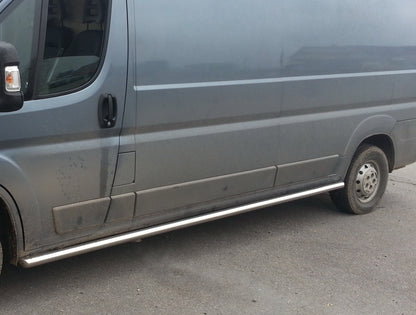 Side Pipes (2 pcs, Stainless Steel) for Citroen Jumper 2007-2025 - image 1