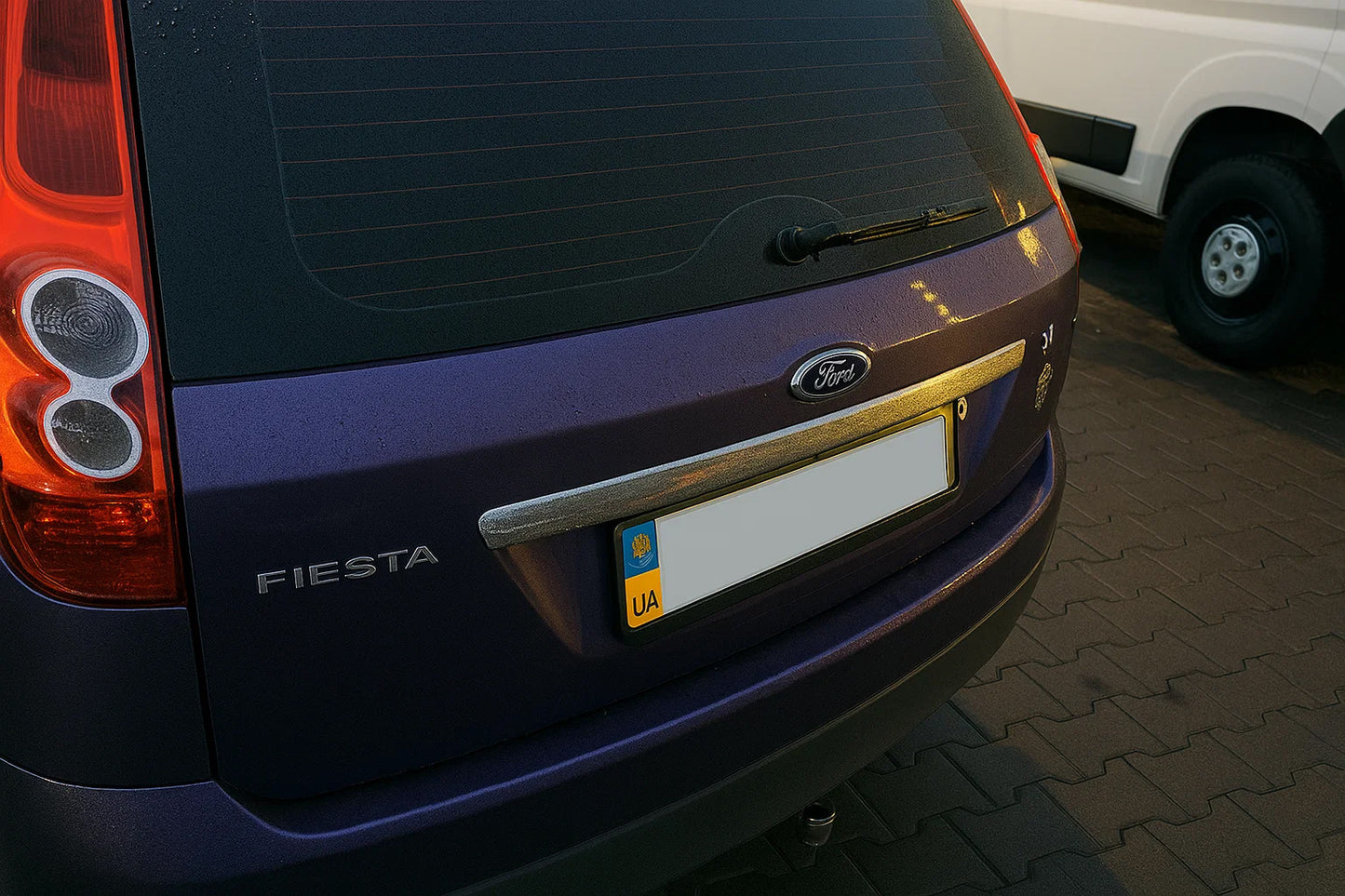 Chrome trim above license plate (stainless steel) for Ford Fiesta 2002-2008 - image 3