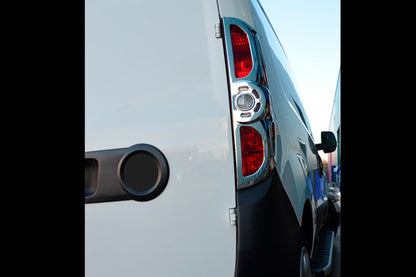 Chrome Tail Light Covers (2010-2015, 2 pcs, plastic) for Fiat Doblo II 2010-2022 - image 7