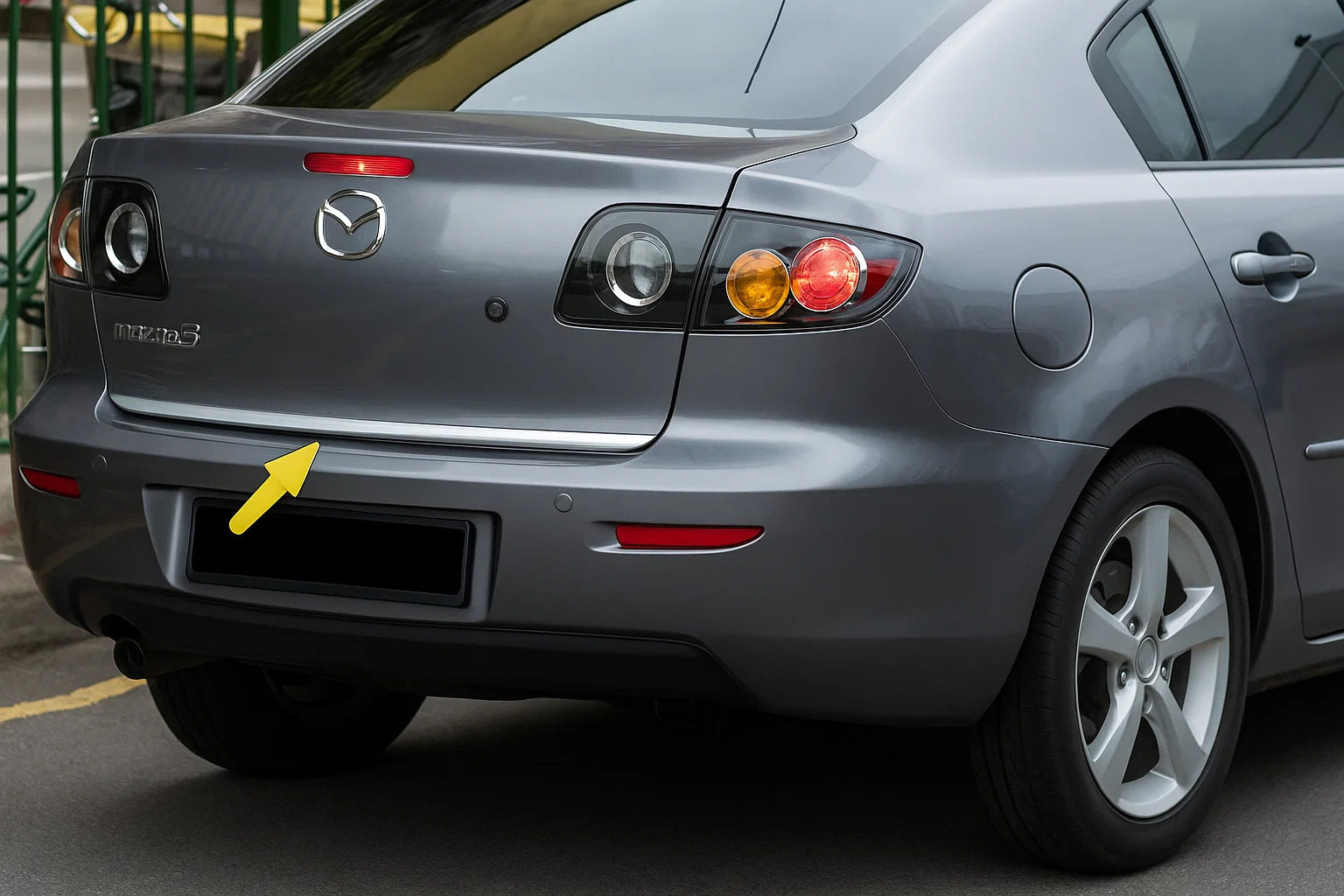 Trunk Trim SD Stainless Steel for Mazda 3 2003-2009 - image 1