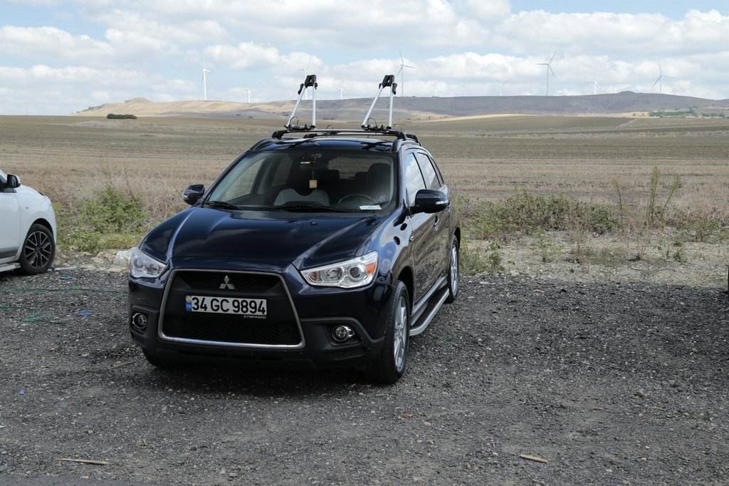 Side sills Tayga Grey (2 pieces, aluminum) for Mitsubishi Outlander 2006-2012 - Reelken Auto