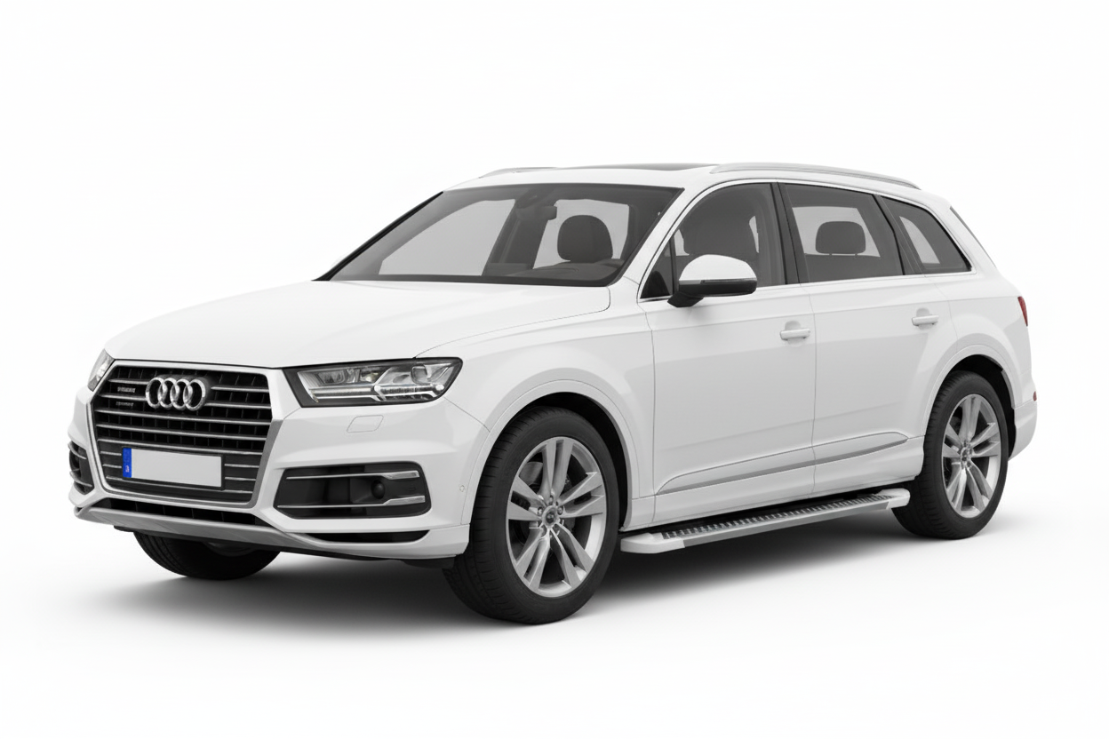 Side Steps Allmond White (2 pcs, Aluminum) for Audi Q7 2015–2026 - image 1