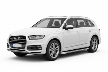 Side Steps Allmond White (2 pcs, Aluminum) for Audi Q7 2015–2026 - image 1