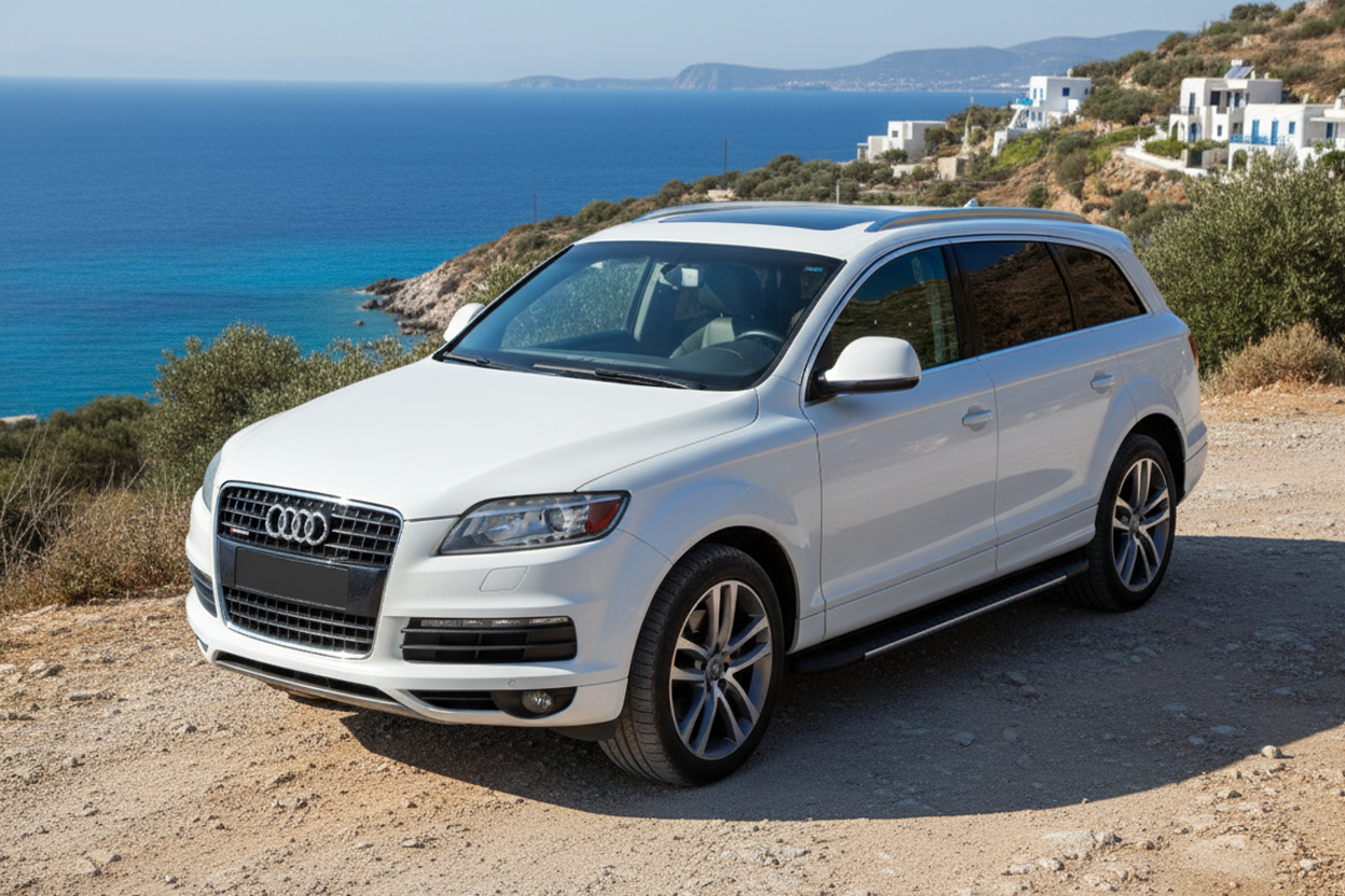 Side Steps Bosphorus Grey (2 pcs, Aluminum) for Audi Q7 2005-2015 - image 1