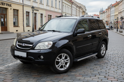 Side Steps Maya V1 (2 pcs, Aluminum) for Chery Tiggo 1 2005-2016 - image 1